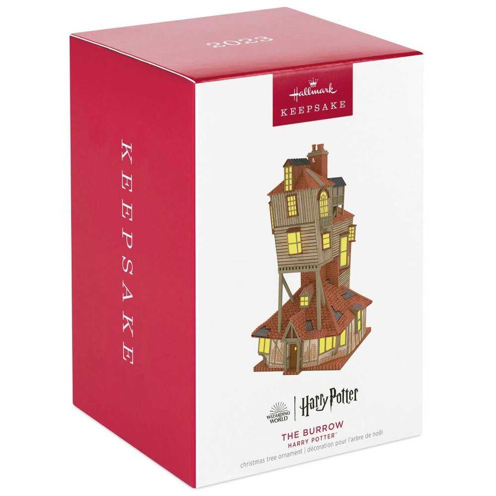 New! Harry Potter Burrow Weasley Home Hallmark Keepsake Christmas Ornament 2023